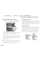 Preview for 118 page of KitchenAid PRO LINE KPFP850 series Use And Care Manual