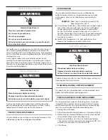Preview for 4 page of KitchenAid Pro Line KPWB100 Service Manual
