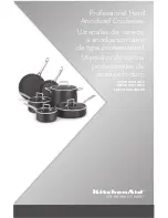 Предварительный просмотр 1 страницы KitchenAid Professional Hard Anodized Cookware Instructions Manual