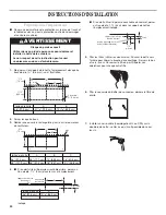 Preview for 20 page of KitchenAid RANGE HOOD LINER with INTERNAL BLOWER Installation And Use Instructions Manual