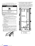 Предварительный просмотр 16 страницы KitchenAid REFRIGERATOR Installation Manual