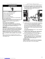 Предварительный просмотр 17 страницы KitchenAid REFRIGERATOR Installation Manual