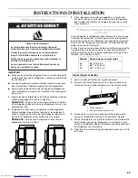 Предварительный просмотр 63 страницы KitchenAid REFRIGERATOR Installation Manual