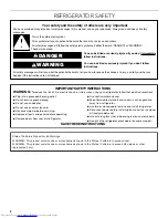 Preview for 2 page of KitchenAid REFRIGERATOR User Instructions