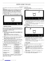 Preview for 10 page of KitchenAid REFRIGERATOR User Instructions