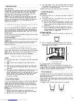 Preview for 11 page of KitchenAid REFRIGERATOR User Instructions