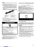 Preview for 31 page of KitchenAid REFRIGERATOR User Instructions