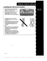 Preview for 9 page of KitchenAid Sculptura KUDH24SE Use And Care Manual