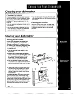 Preview for 19 page of KitchenAid Sculptura KUDH24SE Use And Care Manual