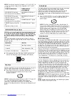 Предварительный просмотр 7 страницы KitchenAid Side-by-Side Referigerator Use And Care Manual