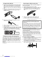 Предварительный просмотр 10 страницы KitchenAid Side-by-Side Referigerator Use And Care Manual