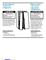 Preview for 6 page of KitchenAid Side Refrigerator Use & Care Manual