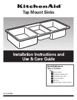 Preview for 1 page of KitchenAid Sinks  8534966 Installation Instructions Manual