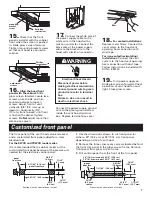 Preview for 7 page of KitchenAid Slide-out Vent Hood Installation And Use Instructions Manual