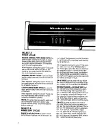 Preview for 8 page of KitchenAid Superba Classic KUDS21C Use And Care Manual