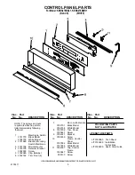 Предварительный просмотр 5 страницы KitchenAid SUPERBA  KEBS276BWH1 Parts List