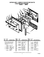 Предварительный просмотр 6 страницы KitchenAid SUPERBA  KEBS276BWH1 Parts List