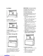 Предварительный просмотр 12 страницы KitchenAid Superba KSRB22Q Use & Care Manual