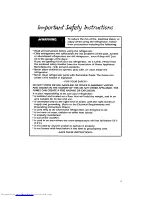 Preview for 3 page of KitchenAid Superba KSRB27Q Use And Care Manual