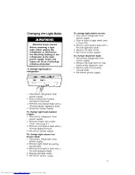 Preview for 11 page of KitchenAid Superba KSRB27Q Use And Care Manual