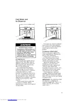 Preview for 13 page of KitchenAid Superba KSRB27Q Use And Care Manual