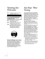 Preview for 6 page of KitchenAid Superba KUDS220T Use And Care Manual