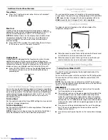 Preview for 4 page of KitchenAid T2RFWG2 Use And Care Manual