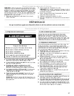 Preview for 27 page of KitchenAid T2RFWG2 Use And Care Manual