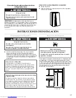 Предварительный просмотр 17 страницы KitchenAid T2WG2 User Instructions