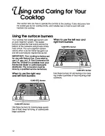 Preview for 12 page of KitchenAid Thermal-Convection KGRT507B Use And Care Manual