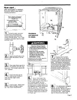 Preview for 5 page of KitchenAid Undercounter Dishwasher 4171206 Installation Instructions Manual