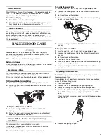 Preview for 11 page of KitchenAid W10029780 Installation Instructions And Use & Care Manual