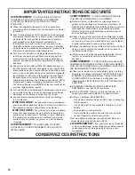 Preview for 16 page of KitchenAid W10029780 Installation Instructions And Use & Care Manual