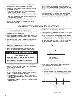 Preview for 20 page of KitchenAid W10029780 Installation Instructions And Use & Care Manual