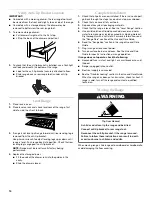 Preview for 14 page of KitchenAid W10113902A Installation Instructions Manual