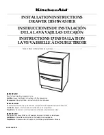 Preview for 1 page of KitchenAid W10118037B Installation Instructions Manual