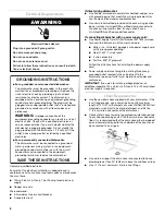 Preview for 6 page of KitchenAid W10118037B Installation Instructions Manual