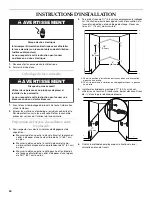 Preview for 40 page of KitchenAid W10118037B Installation Instructions Manual