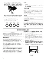 Preview for 10 page of KitchenAid W10136912C Use And Care Manual