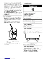 Preview for 6 page of KitchenAid W10187310A Use And Care Manual