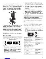 Preview for 11 page of KitchenAid W10187310A Use And Care Manual