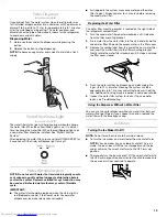 Preview for 13 page of KitchenAid W10187310A Use And Care Manual