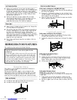 Preview for 14 page of KitchenAid W10187310A Use And Care Manual