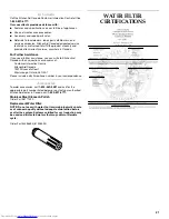 Preview for 21 page of KitchenAid W10187310A Use And Care Manual