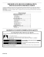 KitchenAid W10189719A Installation Instructions Manual preview