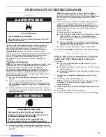 Preview for 27 page of KitchenAid W10213162A User Instructions