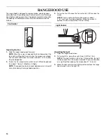 Preview for 14 page of KitchenAid W10267109C Installation Instructions And Use & Care Manual