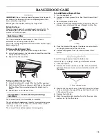 Preview for 15 page of KitchenAid W10267109C Installation Instructions And Use & Care Manual