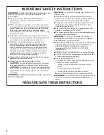 Preview for 4 page of KitchenAid W10268948C Installation Instructions And Use & Care Manual