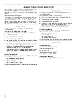 Preview for 14 page of KitchenAid W10268948C Installation Instructions And Use & Care Manual